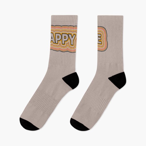 Item preview, Happy Hippie Words Earthy Tones Hippie Vibes Retro Lines 3 of 4 designed and sold by Beachy.