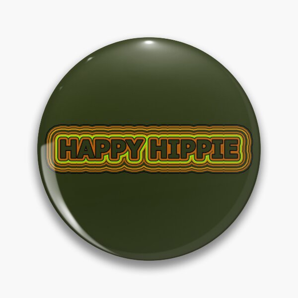 Item preview, Happy Hippie Words Earthy Tones Hippie Vibes Retro Lines 4 of 4 designed and sold by Beachy.