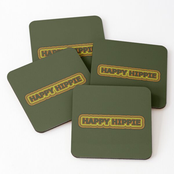 Item preview, Happy Hippie Words Earthy Tones Hippie Vibes Retro Lines 4 of 4 designed and sold by Beachy.