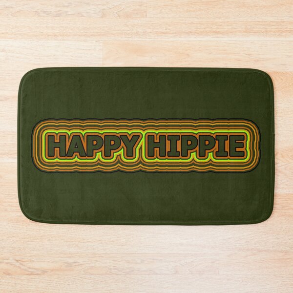 Item preview, Happy Hippie Words Earthy Tones Hippie Vibes Retro Lines 4 of 4 designed and sold by Beachy.