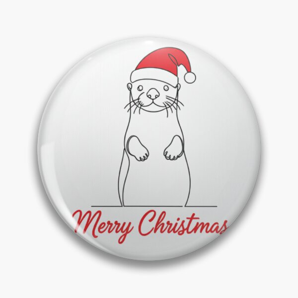 Item preview, Sea Otter Merry Christmas Santa Hat designed and sold by Outlandishrob.