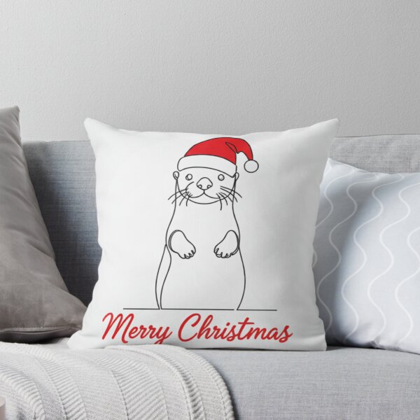 Item preview, Sea Otter Merry Christmas Santa Hat designed and sold by Outlandishrob.