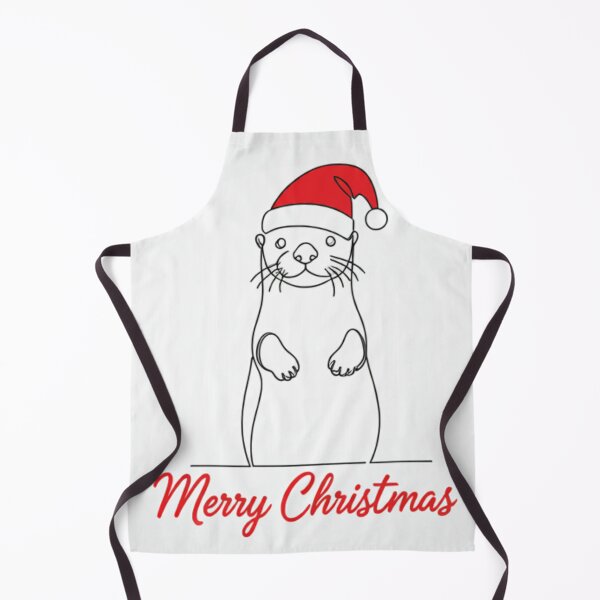 Item preview, Sea Otter Merry Christmas Santa Hat designed and sold by Outlandishrob.
