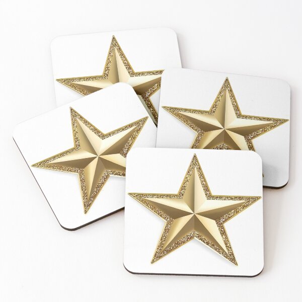 Item preview, Gold Christmas star designed and sold by I-R-A.