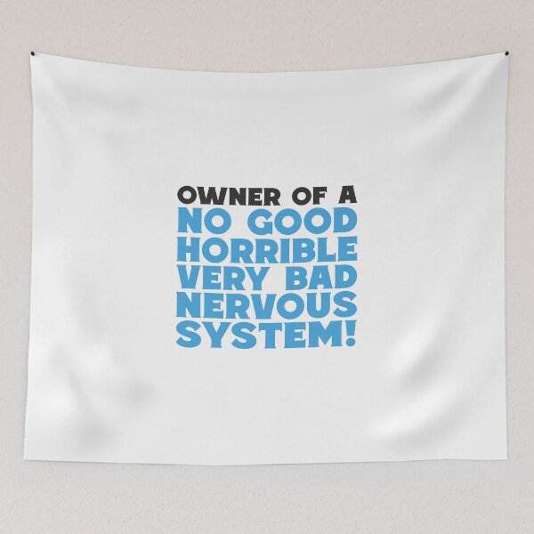 Item preview, No Good Horrible Bad Nervous System T-Shirts Hoodies Funny MS Dysautonomia PoTS Parkinsons Anxiety Humor Tees designed and sold by ChronicillnessT.