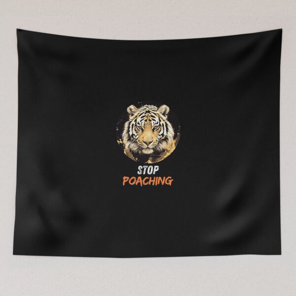 Item preview, Stop poaching Malayan tiger designed and sold by SMARTKIT  DESIGNAGENCY.
