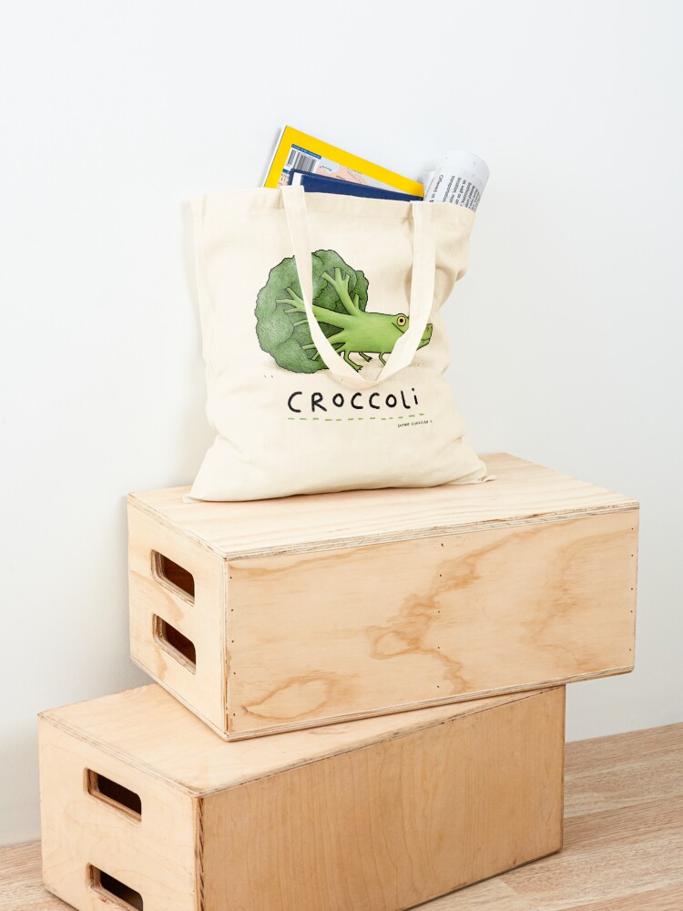 Thumbnail 4 of 5, Tote Bag, Croccoli designed and sold by SophieCorrigan.