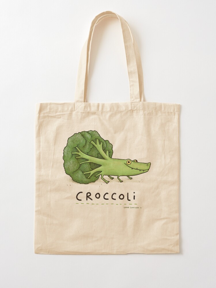 Thumbnail 2 of 5, Tote Bag, Croccoli designed and sold by SophieCorrigan.