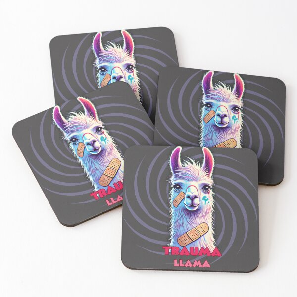 Item preview, Trauma LLama designed and sold by Crafty Capers Drift.