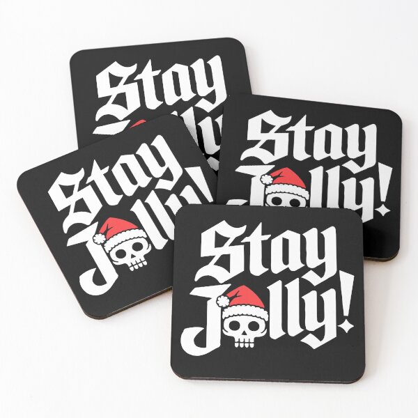 Item preview, Stay Jolly - Death Metal Emo Font Rock Christmas designed and sold by CottonGarb.