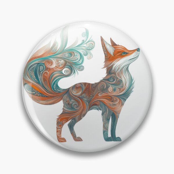 Item preview, Fox, Vixen.Organic design. No 2 designed and sold by Shoot-The-Moon.