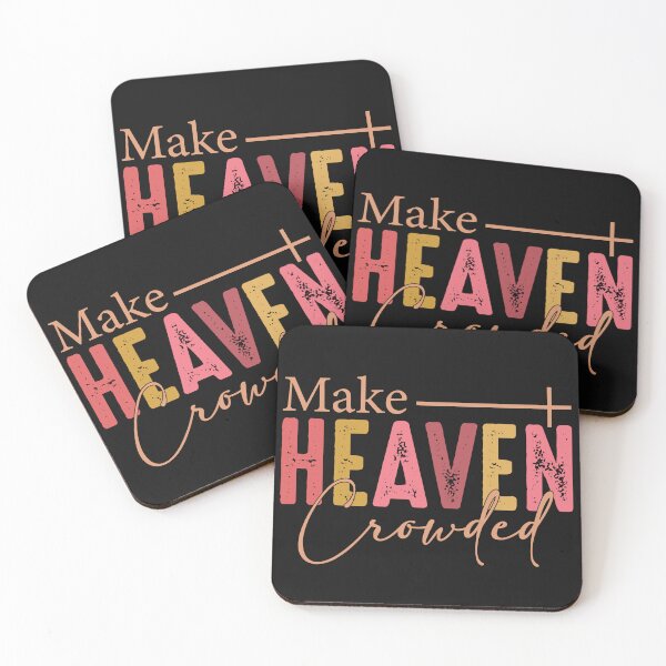 Item preview, Distressed Make Heaven Crowded designed and sold by AlienOccupation.