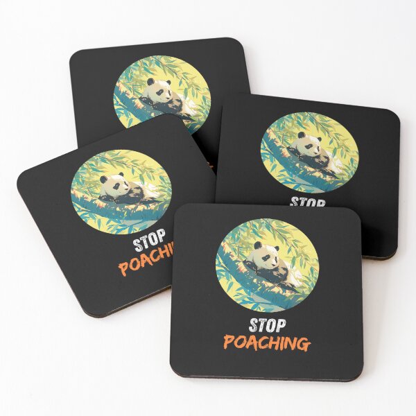 Item preview, Stop poaching Giant panda designed and sold by SMARTKIT  DESIGNAGENCY.