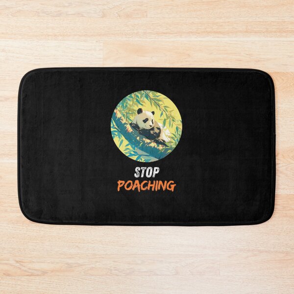Item preview, Stop poaching Giant panda designed and sold by SMARTKIT  DESIGNAGENCY.