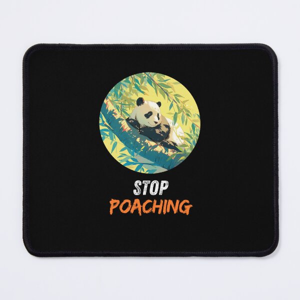 Item preview, Stop poaching Giant panda designed and sold by SMARTKIT DESIGNAGENCY.