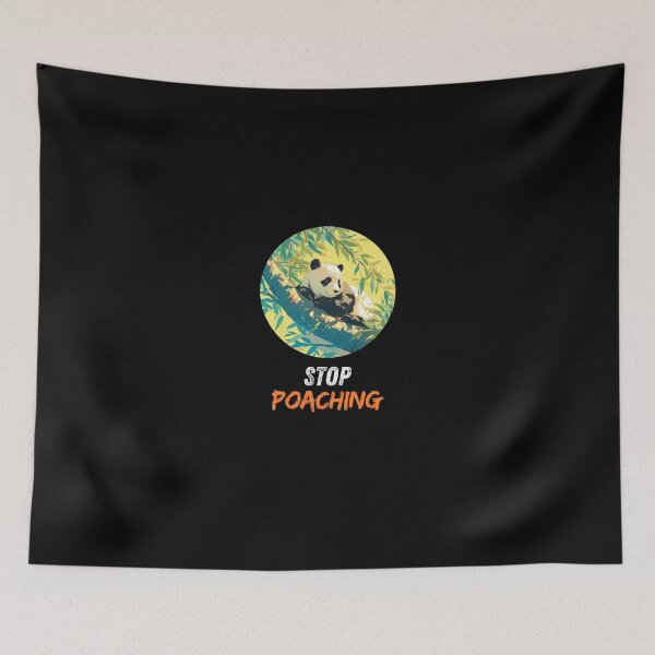 Item preview, Stop poaching Giant panda designed and sold by SMARTKIT  DESIGNAGENCY.