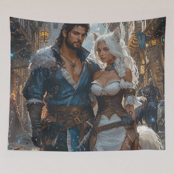 Item preview, Enchanted Allies: A Tale of Magic and Loyalty designed and sold by oanaunciuleanu.