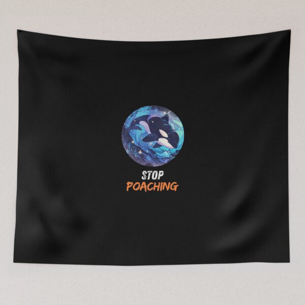 Item preview, Stop poaching Orca  designed and sold by SMARTKIT  DESIGNAGENCY.