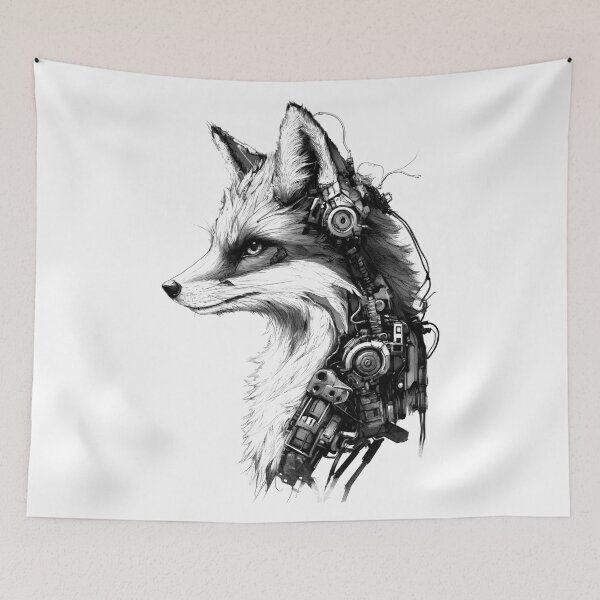 Item preview, Cybernetic fox designed and sold by krabbaraban.