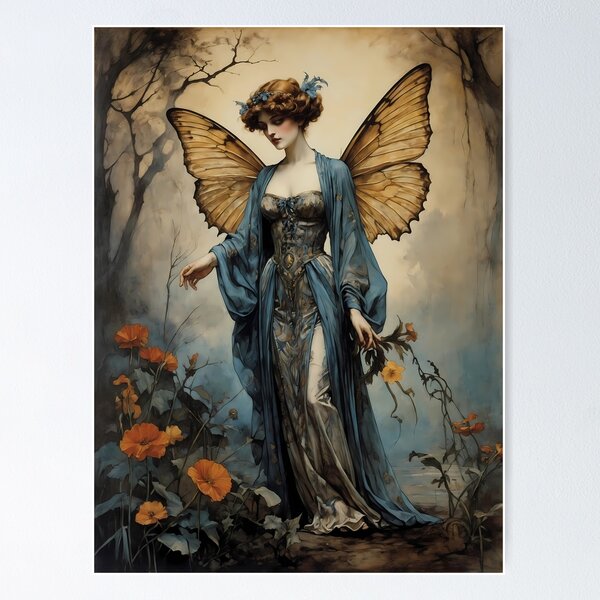 Art Nouveau Fairy Posters for Sale | Redbubble