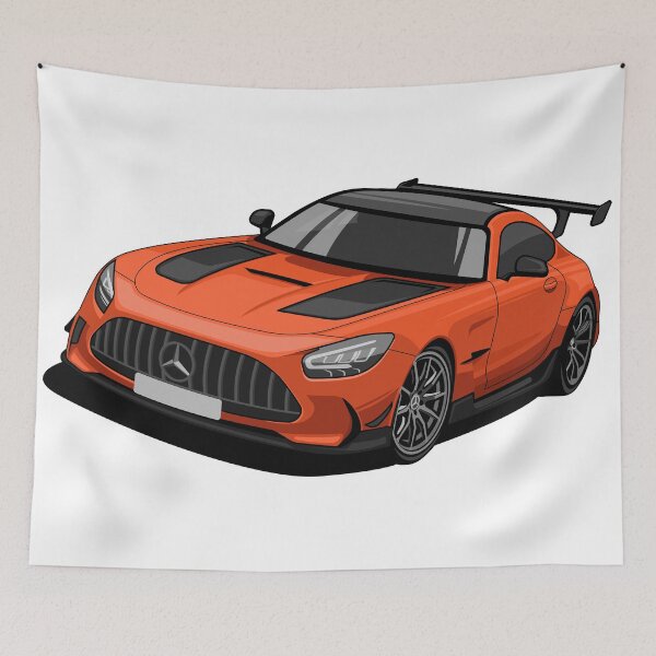 Item preview, Mercedes AMG sport car automotive illustration designed and sold by wisnubayuaji.