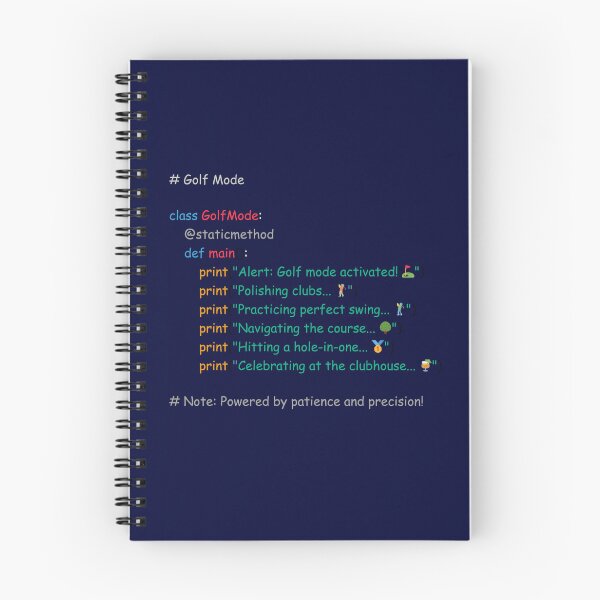 Item preview, Perfect Humorous Gift for Programmers Who Love Golf designed and sold by SkyTastic.