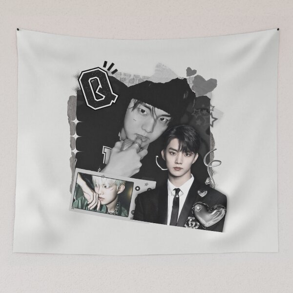 Item preview, Q The Boyz Kpop Boy Group Scrapbook Collage Design Changmin designed and sold by AJUNICE STUDIO.