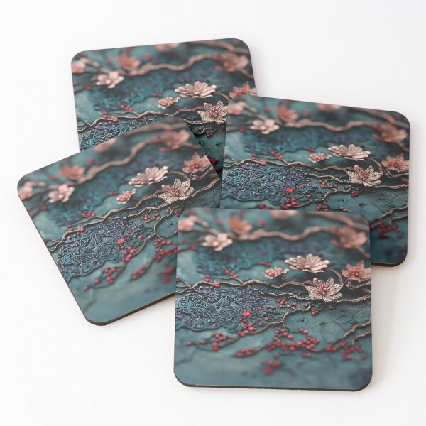 Item preview, Metal Blooms Meet Scarlet Jewels designed and sold by CHCOfficial.