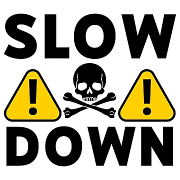 Artwork thumbnail, Slow down  by Rachel the Artist 