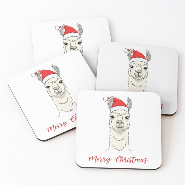 Artikelvorschau, Frohe Weihnachten Lama entworfen und verkauft von Outlandishrob.