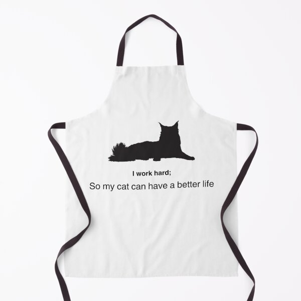 Item preview, I work for my cat designed and sold by RouseDesigns.