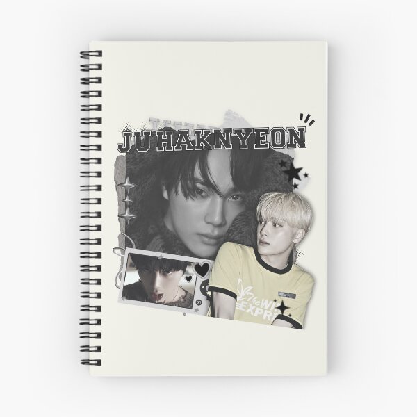 Item preview, JU HAKNYEON The Boyz Kpop Boy Group Scrapbook Collage Design designed and sold by AJUNICE STUDIO.