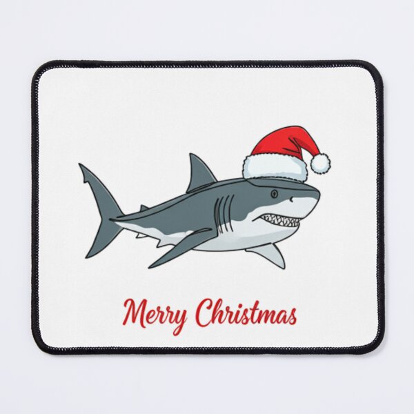 Item preview, Merry christmas shark with santa hat designed and sold by Outlandishrob.