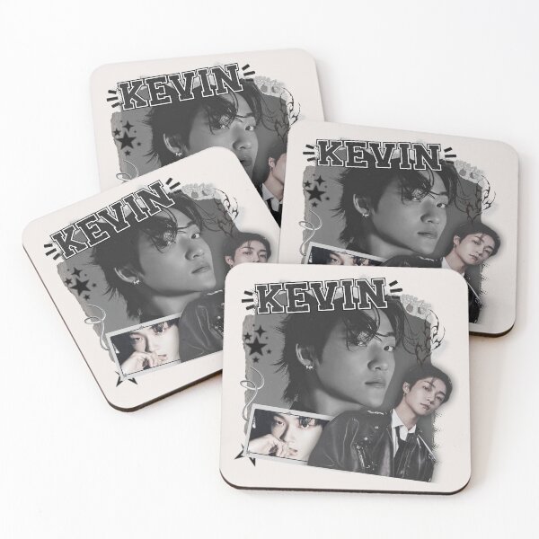 Item preview, KEVIN The Boyz Kpop Boy Group Scrapbook Collage Design  designed and sold by AJUNICE STUDIO.