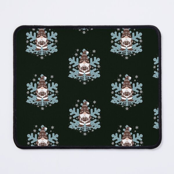 Item preview, Cute Gnome Hot Chocolate & Snowflakes designed and sold by tamdevo1.