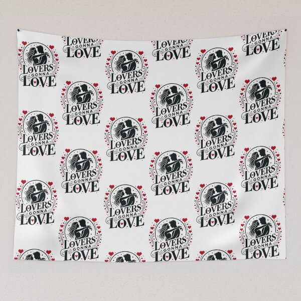 Item preview, Lovers Gonna Love - Romantic Silhouette Couple Design designed and sold by GemBob Creations.