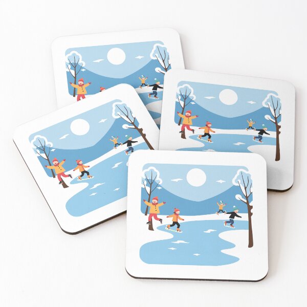 Item preview, Ice Skating in City Beautiful View designed and sold by xiaidex.