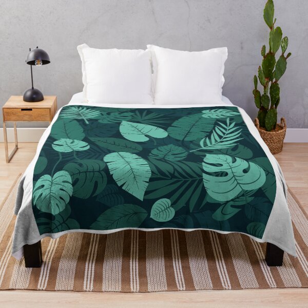 Item preview, Las hojas bastante verdes representan un paisaje estilizado. designed and sold by Jamildesign.