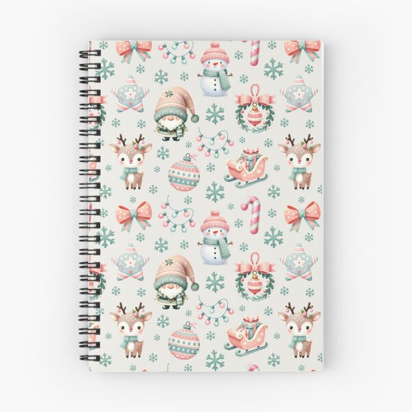 Artikelvorschau, Pastell Aquarell Weihnachtsmuster Grau #2 entworfen und verkauft von Lisetta Collection.