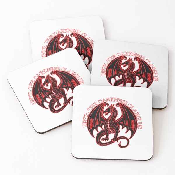 Item preview, Until The Darkness Claims Us Dragon Wyvern  designed and sold by WoodburyLake.