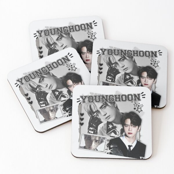 Item preview, YOUNGHOON The Boyz Kpop Boy Group Scrapbook Collage Design  designed and sold by AJUNICE STUDIO.