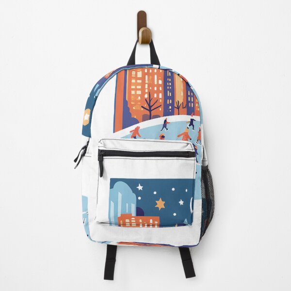 Item preview, Ice Skating in City Beautiful View designed and sold by xiaidex.