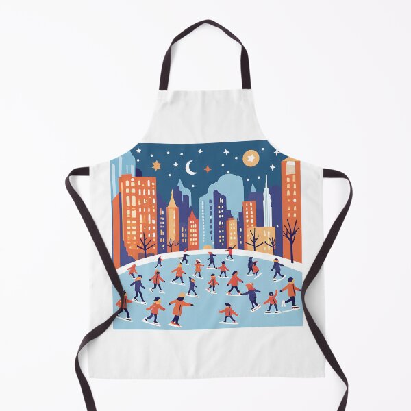 Item preview, Ice Skating in City Beautiful View designed and sold by xiaidex.