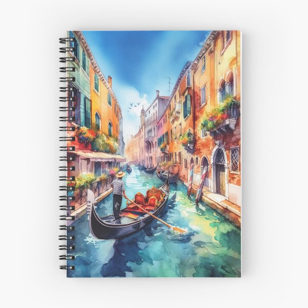 Artikelvorschau, Venedig Kanäle Italien Aquarell entworfen und verkauft von Magnolia Valley Art.