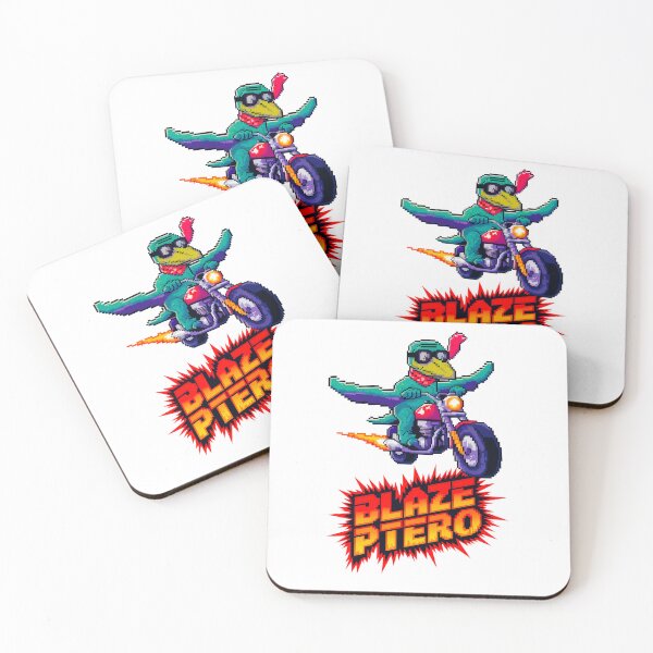 Item preview, Cool Dinosaur Biker Pixel Art - Retro Gaming T-Rex on Motorcycle - Vintage Style designed and sold by ObjCrea123.
