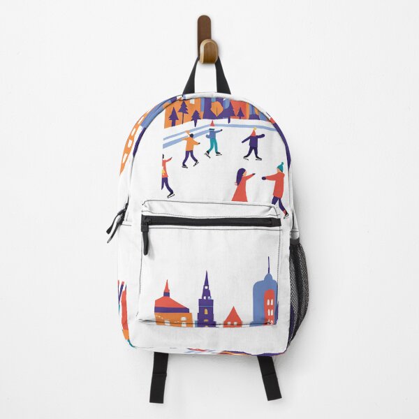 Item preview, Ice Skating in City Beautiful View designed and sold by xiaidex.