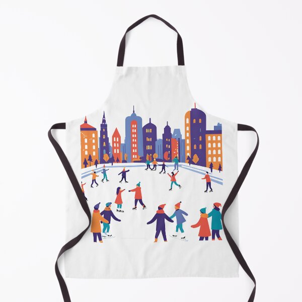 Item preview, Ice Skating in City Beautiful View designed and sold by xiaidex.