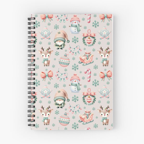 Item preview, Pastel Watercolor Christmas Pattern Pink #2 designed and sold by Lisetta Collection.