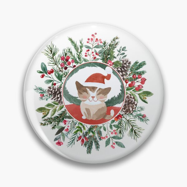 Item preview, CHRISTMAS, Christmas Time, Cat Christmas, xmas, Santa, designed and sold by GOLDENGARDENART.