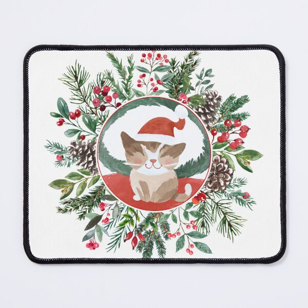 Item preview, CHRISTMAS, Christmas Time, Cat Christmas, xmas, Santa, designed and sold by GOLDENGARDENART.